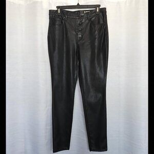 Blank NYC The Great Jones Vegan Faux Leather Pants in Daddy Soda Size 30